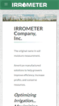 Mobile Screenshot of irrometer.com